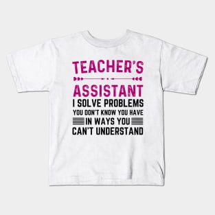 Funny teacher assistant appreciation pre k teacher assistant Kids T-Shirt